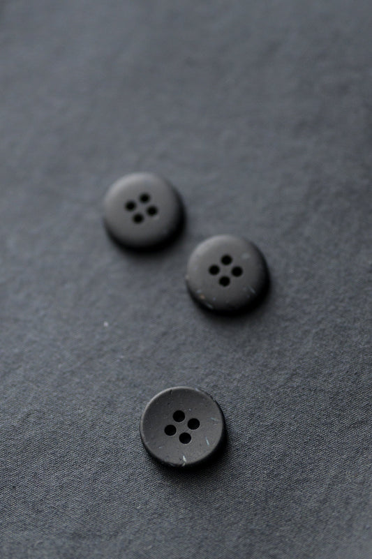 Navy Inky Speckle 18mm Button - Merchant and Mills