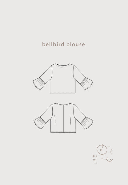 Common Stitch Bellbird Blouse (Paper Pattern)
