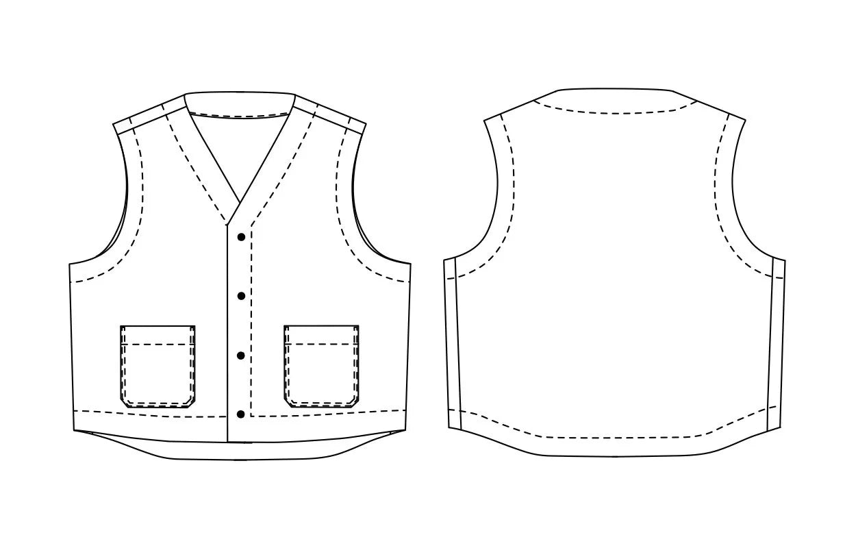 Merchant and Mills Billy Vest (Paper Pattern)