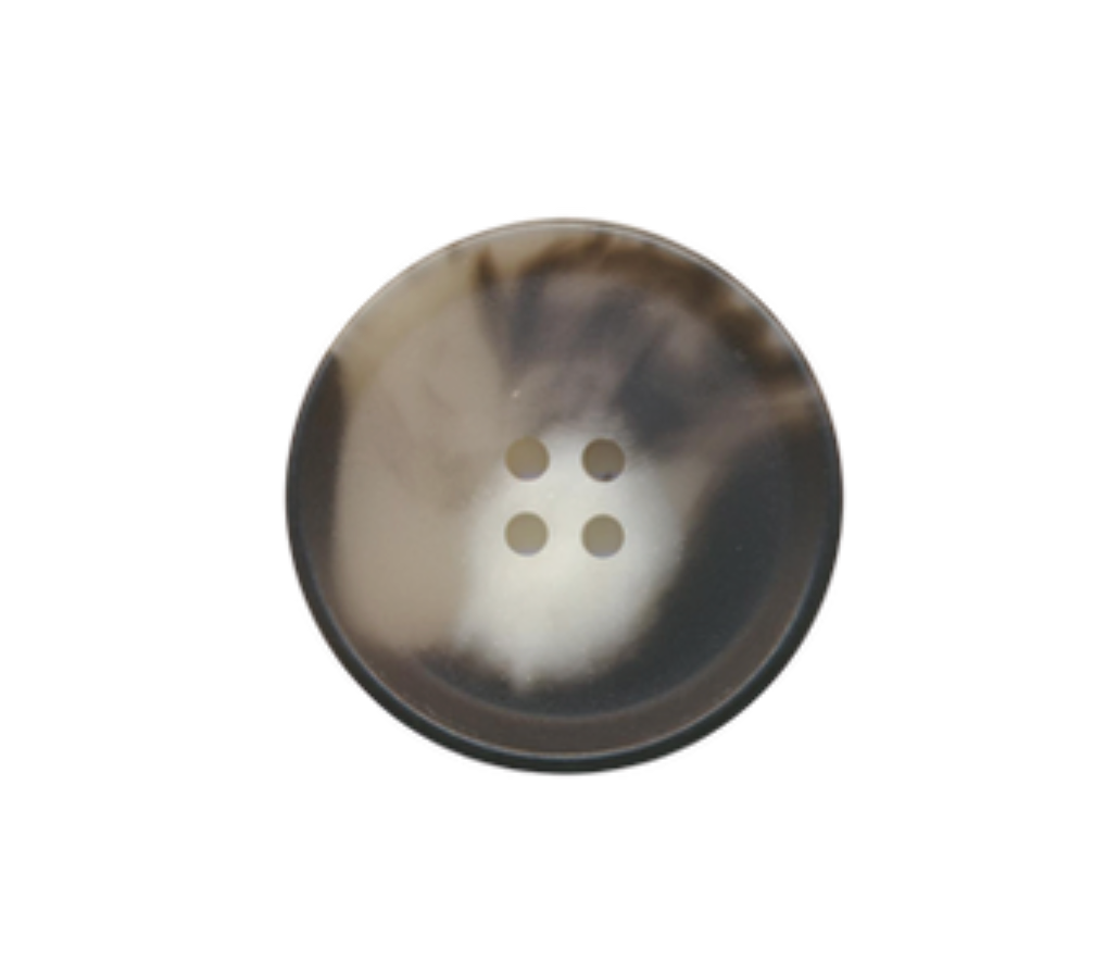 Bioresin Button - Imitation Horn - Size 36L (23mm)