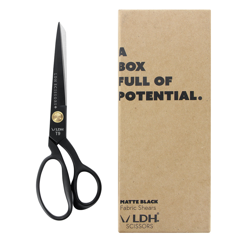 LDH Fabric Shears - Matte Black -9 1⁄2″