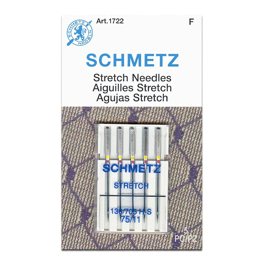 SCHMETZ #1722 Stretch Needles Carded - 75/11 - 5 count