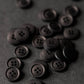 Black 15mm Button